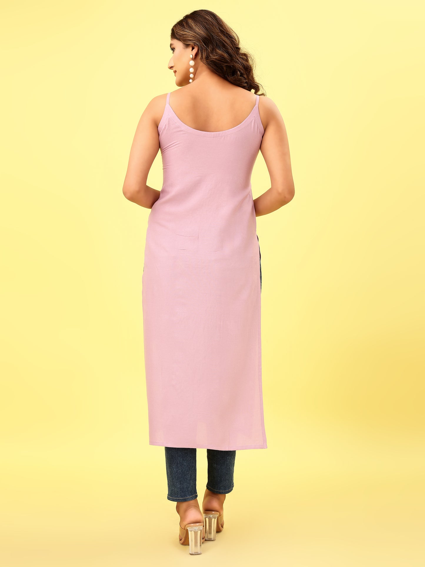 Nazakat lavender Rayon Kurta