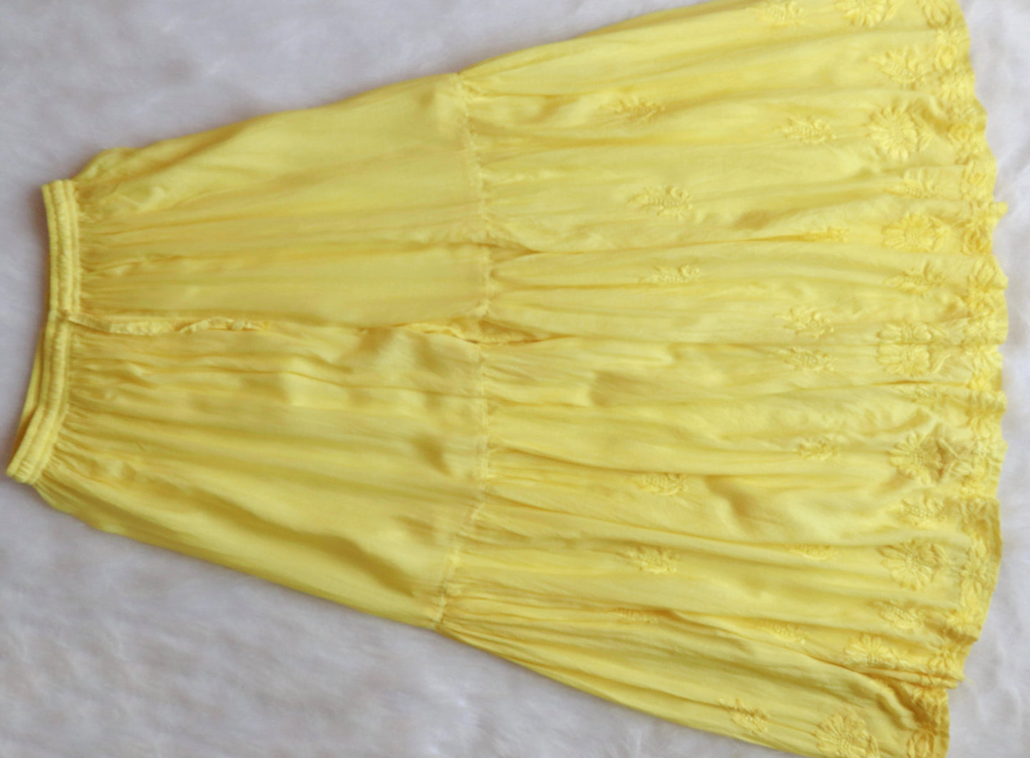 roohani Yellow rayon Garara set