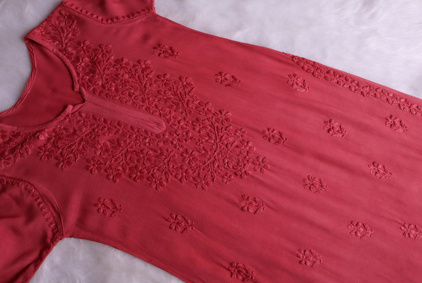 Ulfat Mauve Pink 2 piece Rayon set