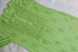 Nikhat Lime Green Rayon Long Kurta