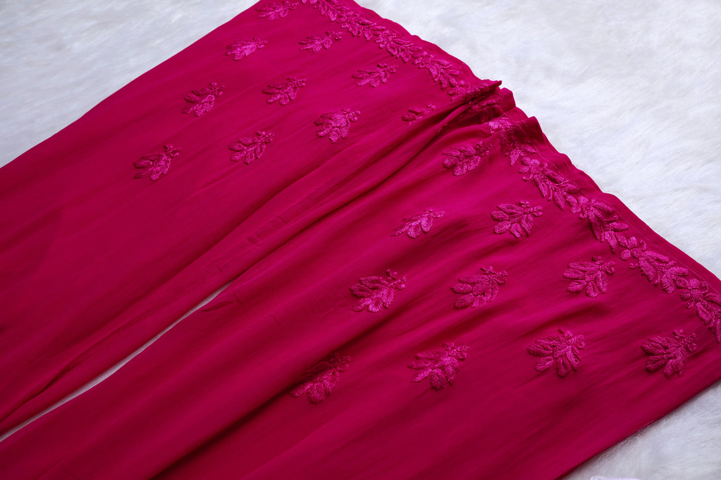 naaz Deep Pink Viscose 3 Piece Set