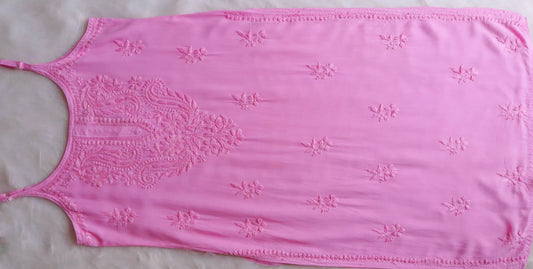 Falak baby pink noodle strap 3 piece suit set