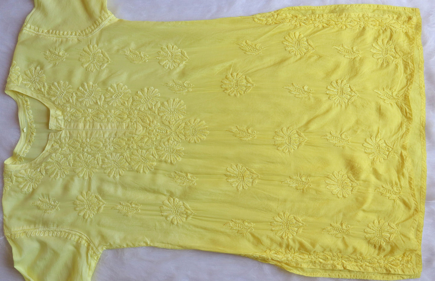 roohani Yellow rayon Garara set