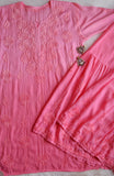Roohani Rose Pink rayon Garara set