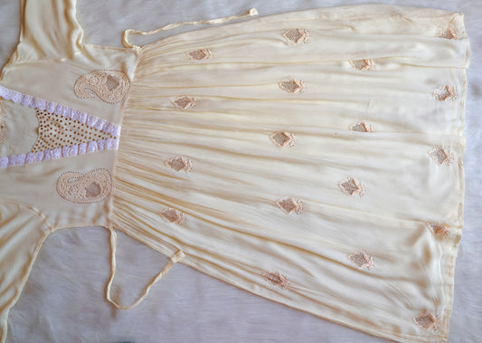 Inaya Butter Yellow Pure Chiffon Dress