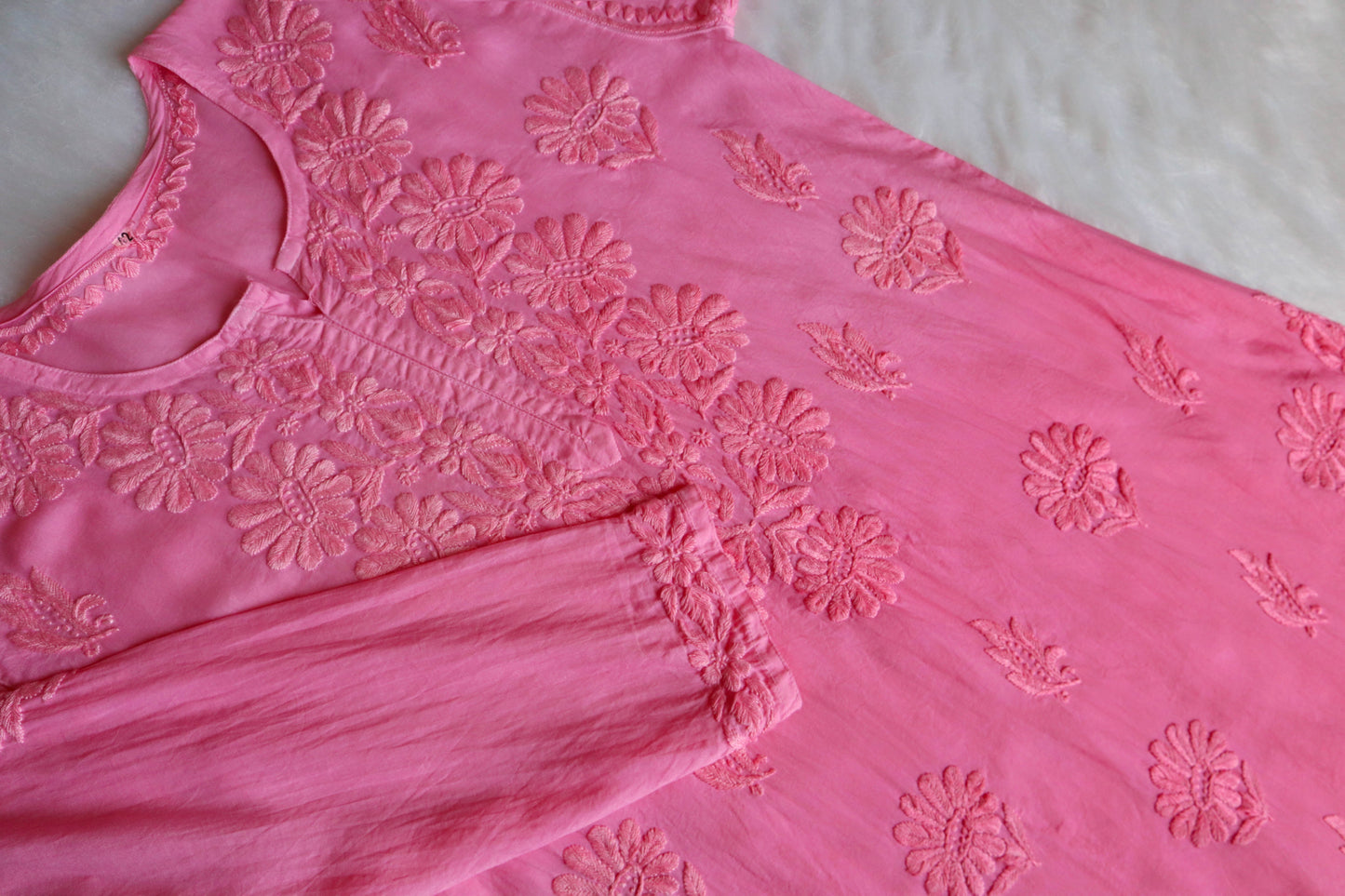 Roohani Rose Pink rayon Garara set