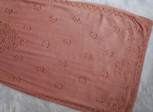 Ulfat Rose Beige 2 piece Rayon set