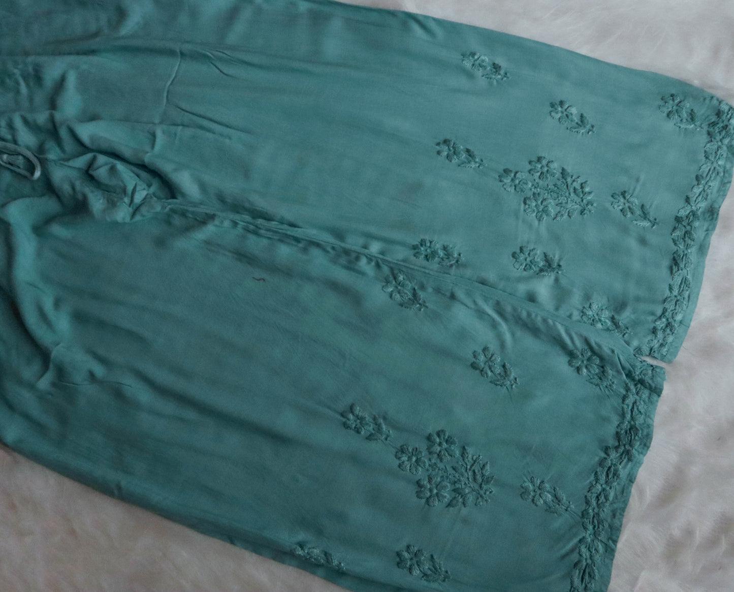 Ulfat Sage Green 2 piece Rayon set