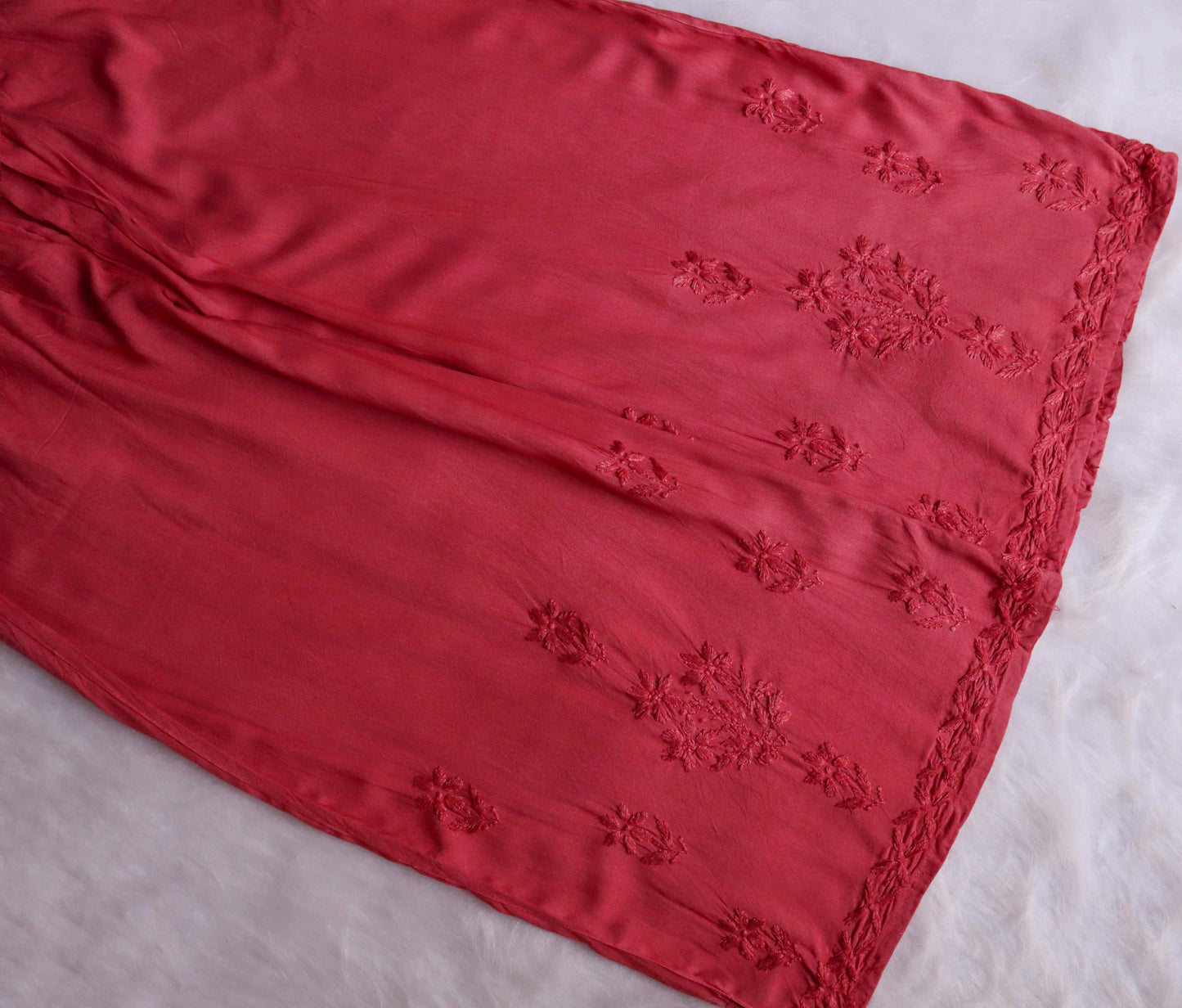 Ulfat Mauve Pink 2 piece Rayon set