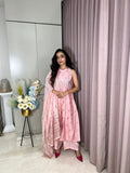 Ridhi Baby Pink Rayon Kurta Pant Set