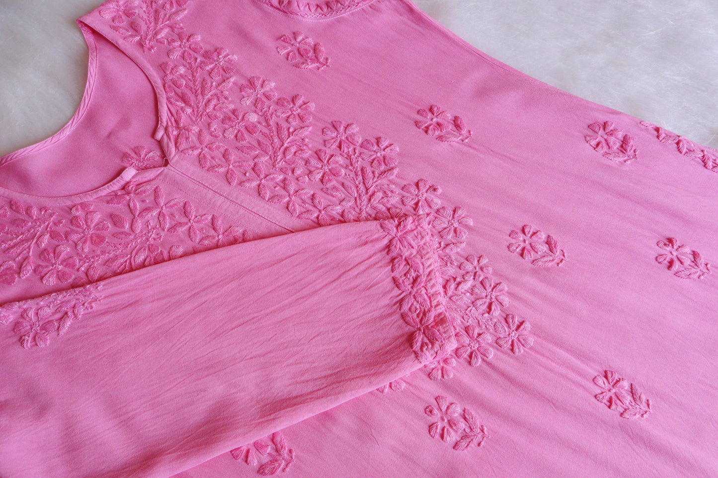 Ulfat Baby Pink 2 piece Rayon set