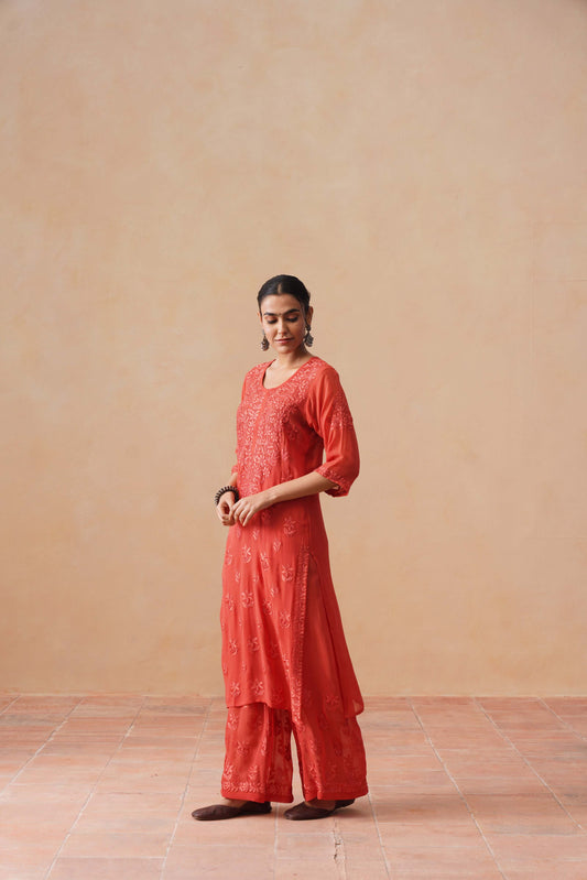 naaz Rose Brown Viscose 3 Piece Set