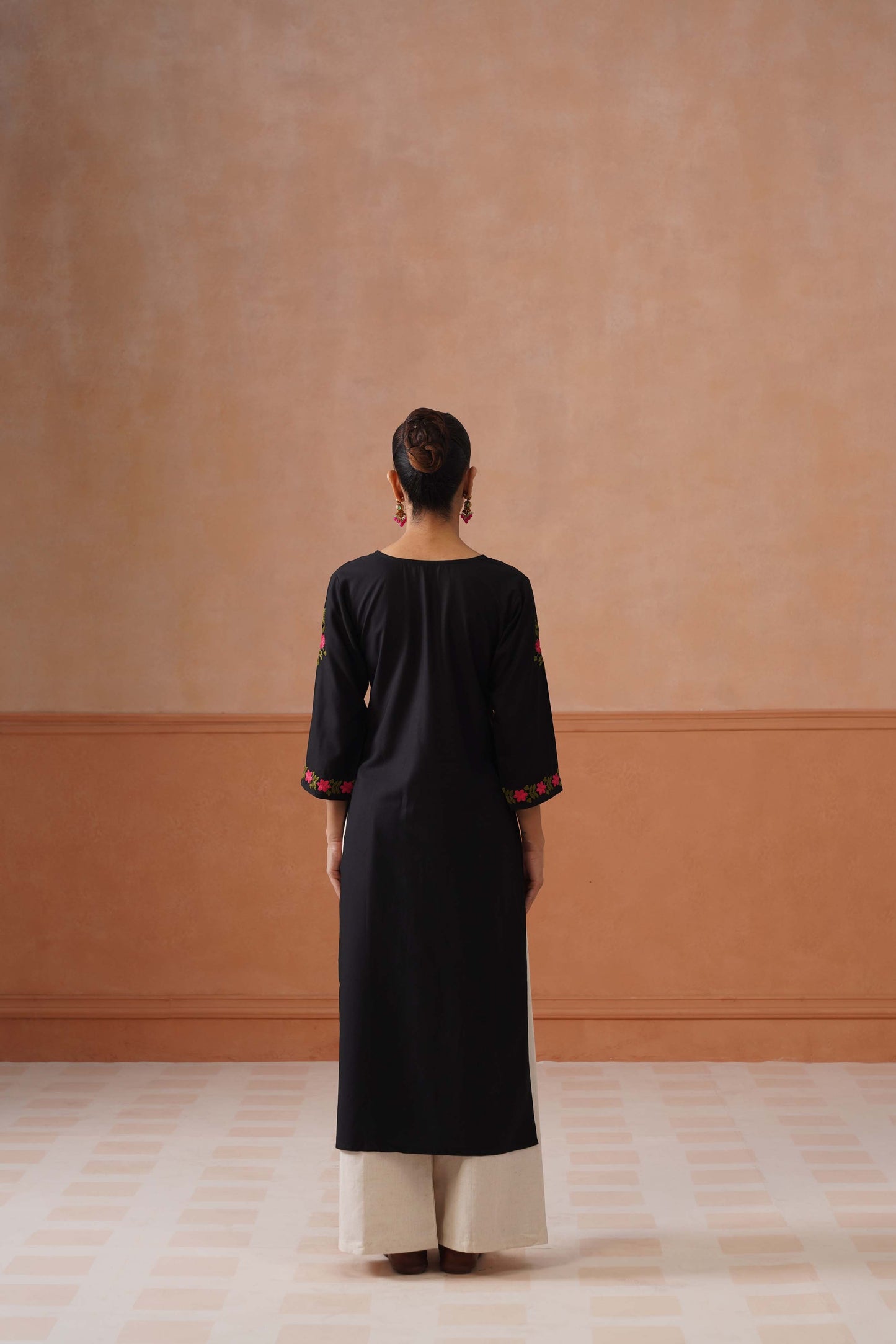 Ridhima Black Long kurta