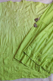 roohani lime green rayon garara set