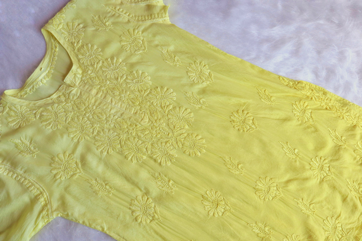 roohani Yellow rayon Garara set