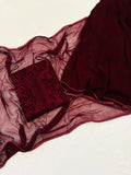 Ramya Wine Suit Set