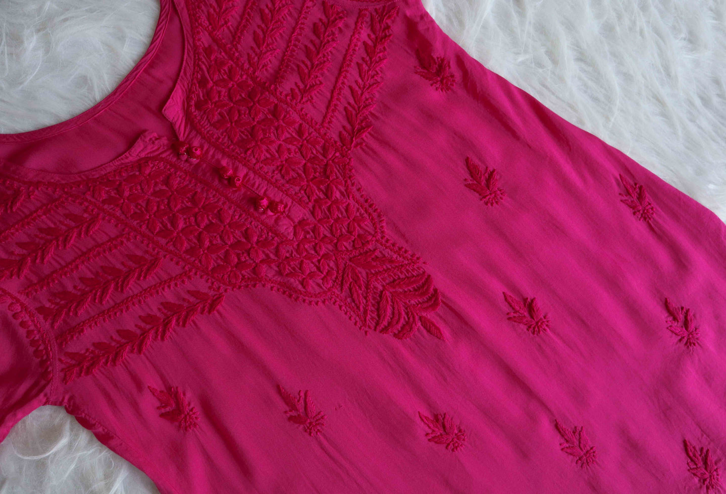 sarang Deep Pink short top