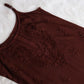 Falak Chocolate Brown Noodle Strap 3 Piece Kurta set