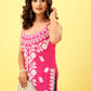 Nazakat Rayon Pink Kurta