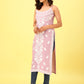 Nazakat lavender Rayon Kurta