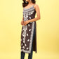 Nazakat brown rayon kurta