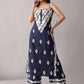 SUHANI Navy Blue Sleeveless Rayon Kurta Pant set