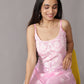 Kalindi Baby Pink Sleeveless Straight Kurta