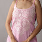 Kalindi Baby Pink Sleeveless Straight Kurta