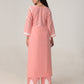 Arohi Peach Rose Rayon Kurta Pant set