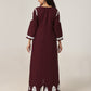 Aarohi Deep Maroon Chikankari Kurta with Palazzo Set