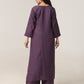 Avira Mauve Purple Floral Embroidered Kurta with Palazzos