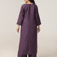 Avira Mauve Purple Floral Embroidered Kurta with Palazzos