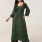 Gulistaan Green 2 piece Rayon Kurta Plazzo set