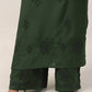 Gulistaan Green 2 piece Rayon Kurta Plazzo set