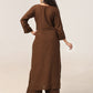 Gulistaan Brown 2 piece Rayon Kurta Plazzo set