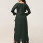 Sanvi Green Floral Embroidered Kurta with Palazzo Set