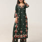 Sanvi Green Floral Embroidered Kurta with Palazzo Set