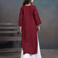 Amber Maroon Long Rayon Kurta