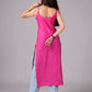 Nazakat Pink Cotton Kurta