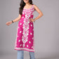 Nazakat Pink Cotton Kurta