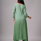 anora Sage Green Rayon Kurta Pant set