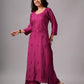 anora Smoky Purple Pink Rayon Kurta Pant set