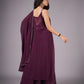 Ramya Wine Suit Set