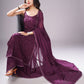 Ramya Wine Suit Set