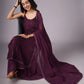 Ramya Wine Suit Set