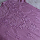 Nazakat Dusty Purple Cotton short kurta
