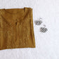 Mirha Golden Brown Rayon Sequin embllished long Kurta