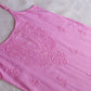Falak baby pink noodle strap 3 piece suit set