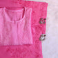 anora Baby Pink Rayon Kurta Pant set