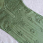 Roop Olive Green Pure Chiffon Kurta